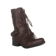 thumbnail image 1 of American Rag Womens Farahh Closed Toe Mid-Calf Combat Boots, 1 of 5