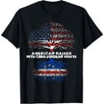 thumbnail image 1 of American Raised with Cabo verdean Roots Cape Verde T-Shirt, 1 of 4