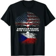 thumbnail image 1 of American Raised with Czech Republic Roots T-Shirt, 1 of 4