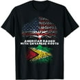 thumbnail image 1 of American Raised with Guyanese Roots Guyana T-Shirt, 1 of 3