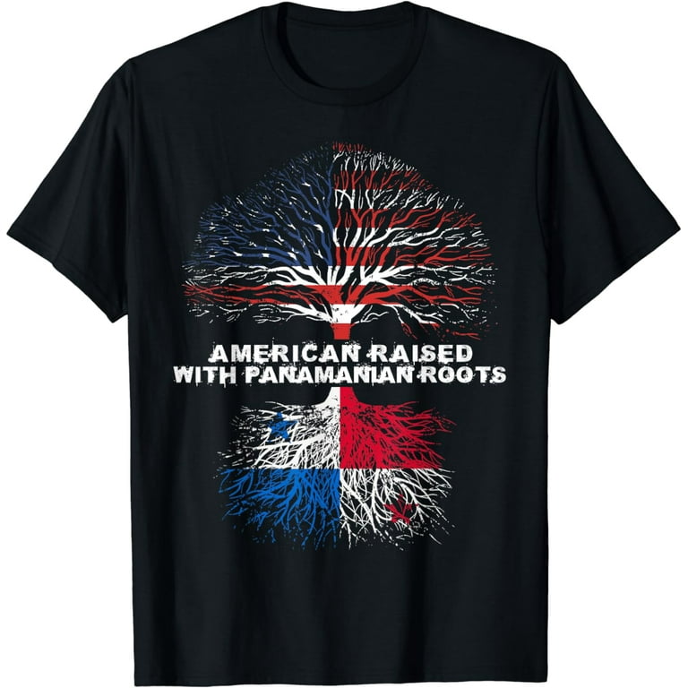American Raised With Panamanian Roots Panama T-Shirt American Raised With Panamanian Roots Panama T-Shirt