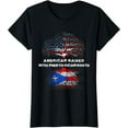 thumbnail image 1 of American Raised with Puerto Rican Roots Puerto Rico T-Shirt, 1 of 3