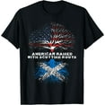 thumbnail image 1 of American Raised with Scottish Roots Scotland T-Shirt, 1 of 3