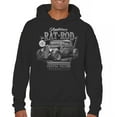 thumbnail image 1 of American Rat Rod Sweatshirt Hot Rod Custom Culture Route 66 1930s Classic Car Vintage Rusty Cars Garage Hoodie, 1 of 7