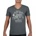 thumbnail image 1 of American Rat Rod V-Neck T-shirt Hot Rod Custom Culture Route 66 1930s Classic Car Vintage Rusty Cars Garage Tee, 1 of 7