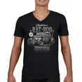 thumbnail image 1 of American Rat Rod V-Neck T-shirt Hot Rod Custom Culture Route 66 1930s Classic Car Vintage Rusty Cars Garage Tee, 1 of 7
