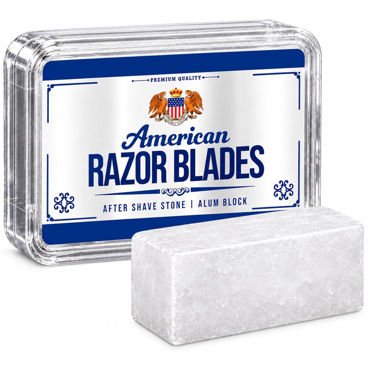 American Razor Blades Alum Block After Shave Stone 3.53 oz. 100gr ...