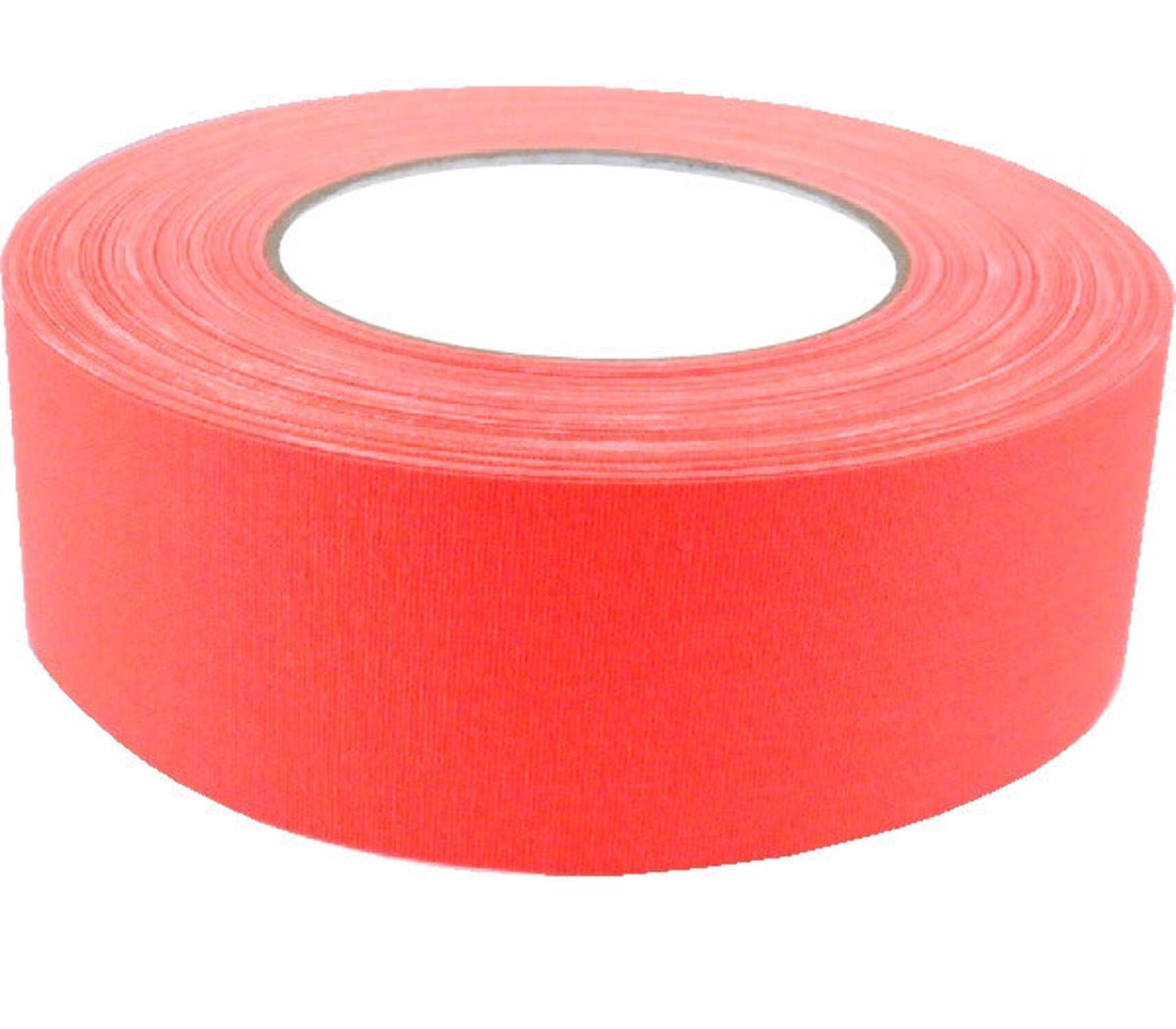 American Recorder 2" x 50 Yards Full Roll Gaffers Tape - Neon Orange