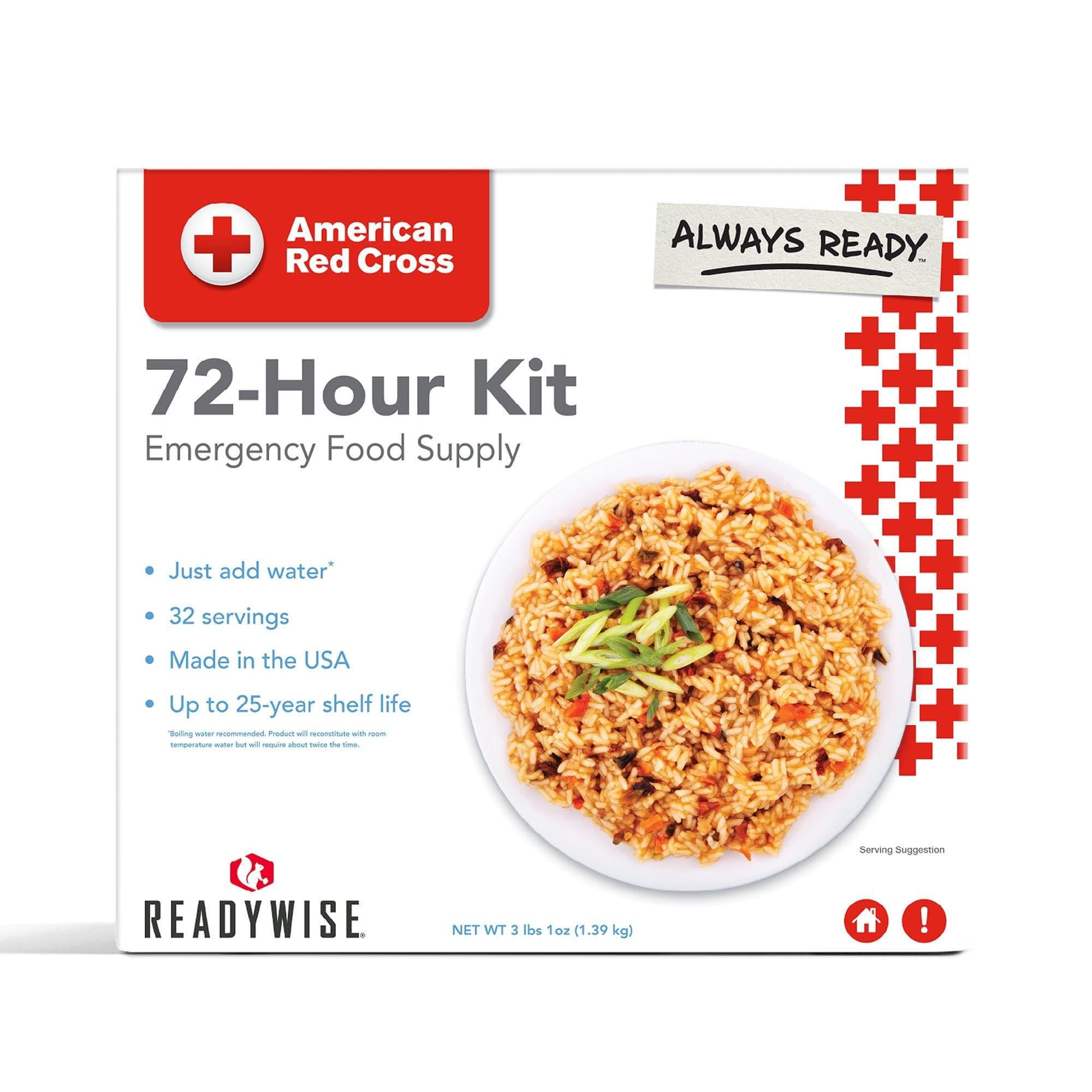 American Red Cross 72 Hour Emergency Food Kit