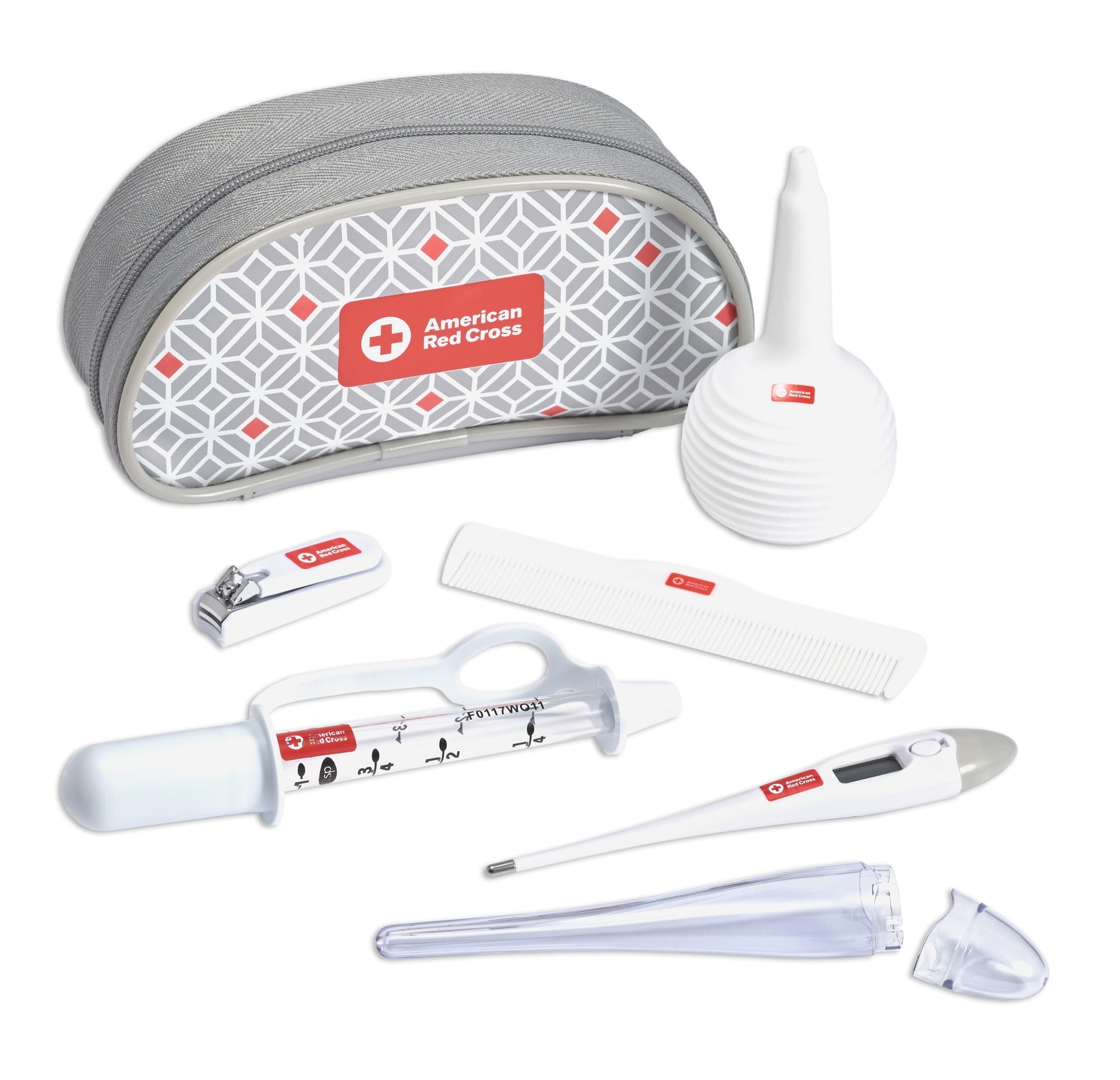 THE FIRST YEARS American Red Cross Baby Health and Grooming Kit, Infant and Baby Healthcare and Grooming Set
