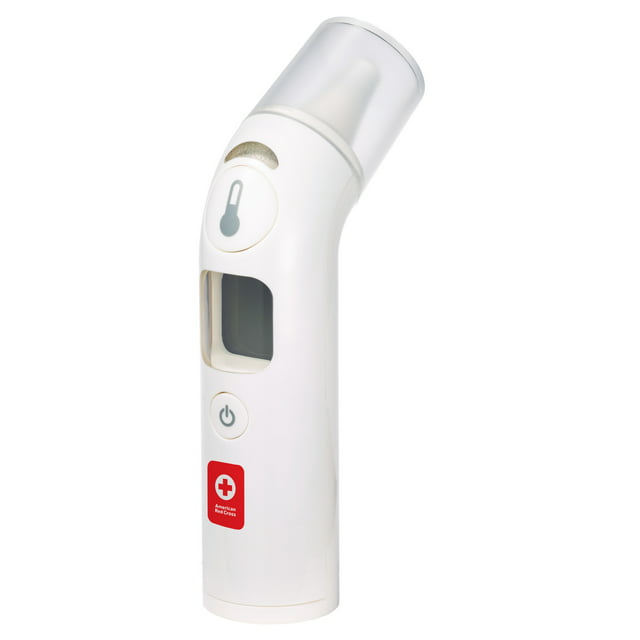 American Red Cross Digital Ear Thermometer, One Second Response Time and Proper Placement Indicator