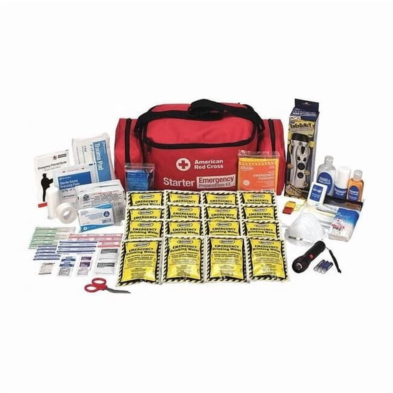 American Red Cross First Aid Kit, Nylon 68 Components, 1 People Served 91050
