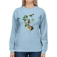 thumbnail image 1 of American Redstart. Sweatshirt Women -John James Audubon Designs, Female Small, 1 of 4