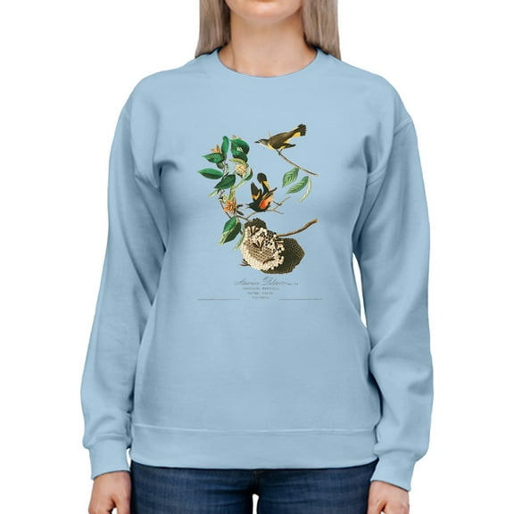 American Redstart. Sweatshirt Women -John James Audubon Designs, Female XX-Large
