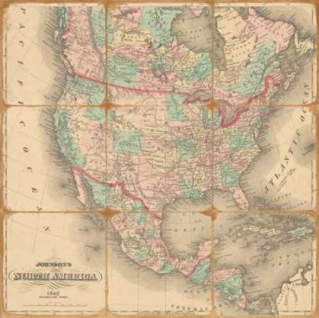 American Republic1842 Canvas Art - Andrew Johnson (24 x 24)