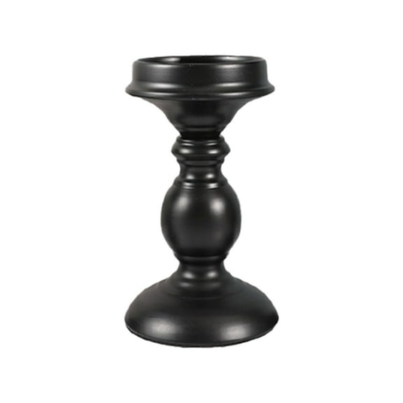 American Retro Black Candlestick Set - Aromatherapy Column Candle Stand - Fall Decor