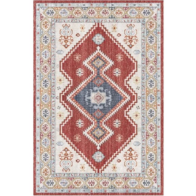 American Retro Carpets for Living Room Ethnic Style Lounge Rug Large