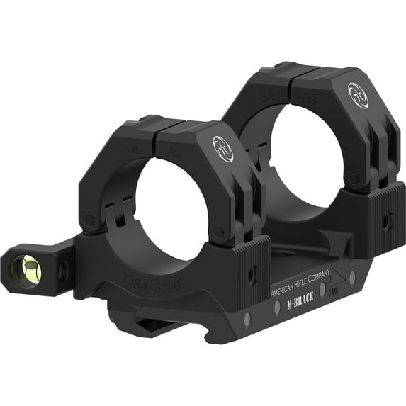 American Rifle Company M-BRACE Scope Mount Picatinny-Style 20 MOA 30mm Rings Matte Black High