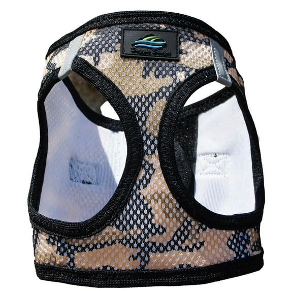 American River Camo Choke Free Dog Harness by Doggie Design - Brown