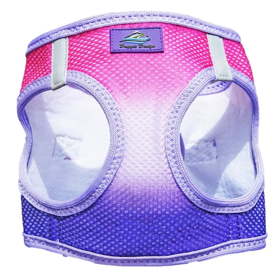 American River Choke-Free Dog Harness by Doggie Design - Raspberry Sundae Ombre - X-Small