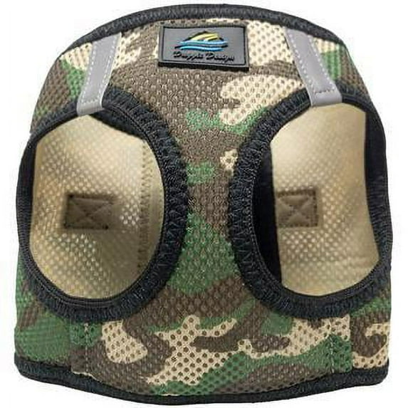 American River Dog Harness Camouflage Collection - Green Camo