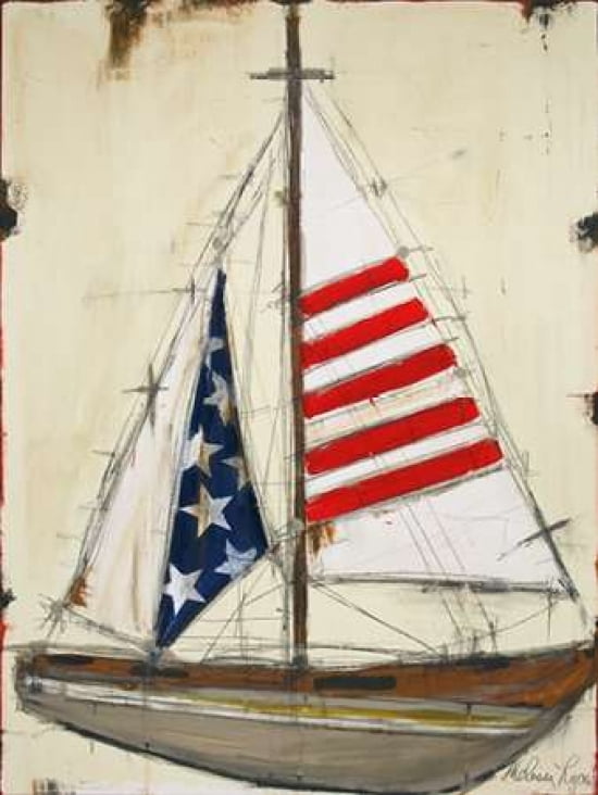 American Sail Canvas Art - Melissa Lyons (22 x 28)