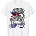 thumbnail image 1 of American Salvadoran Patriot Flag Women El Salvador Grown T-Shirt, 1 of 3