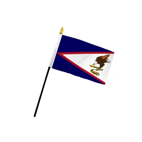 American Samoa 4x6in Stick Flag
