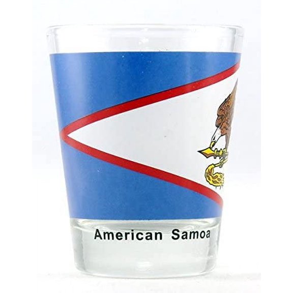 American Samoa Flag Shot Glass