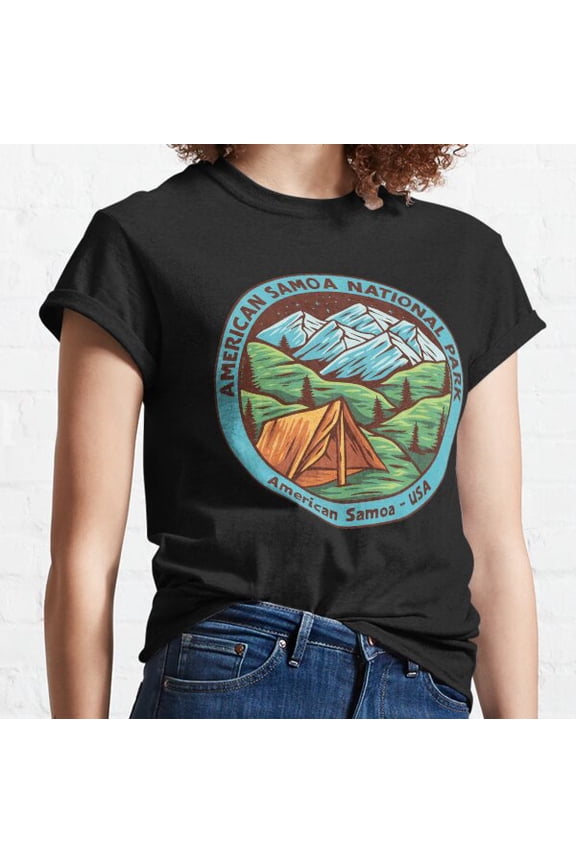 American Samoa National Park Camping Classic T-shirt