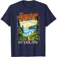 thumbnail image 1 of American Samoa National Park Retro Distressed Vintage Unisex T-Shirt for Men Women Kids Toddler,Navy Color,Size 3T, 1 of 5
