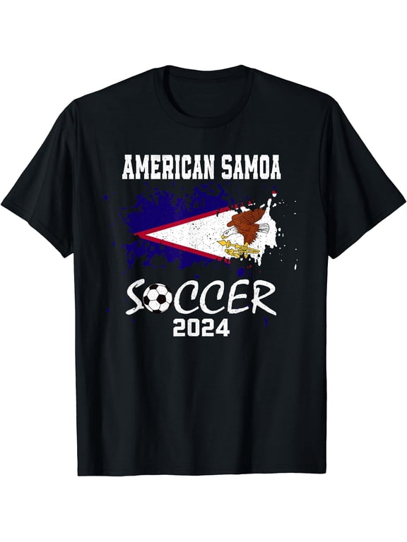 American Samoa Samoan Football Flag Soccer Fans Vintage Birthday T-Shirt
