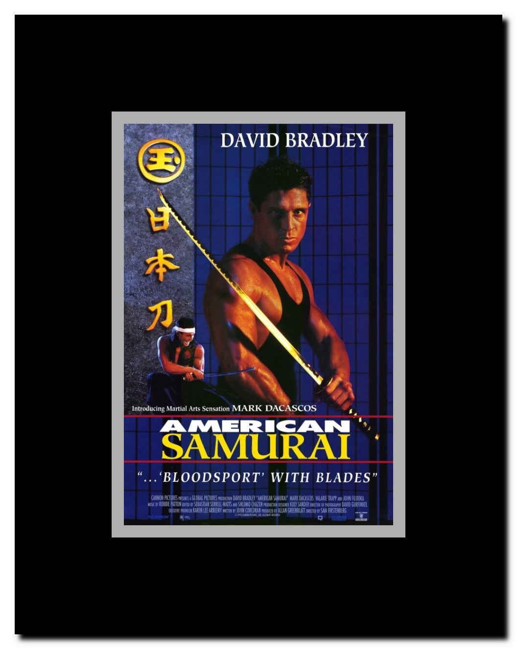 American Samurai Framed Movie Poster