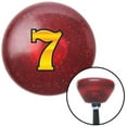 thumbnail image 1 of American Shifter 199891 Gold 7 Red Retro Metal Flake Shift Knob with M16 x 1.5 Insert Shifter Auto Manual Brody, 1 of 1