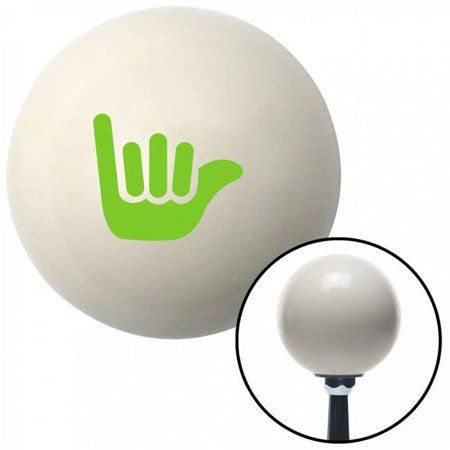 American Shifter 35013 Green Hang Ten Ivory Shift Knob with M16 x 1.5 Insert Shifter Auto Manual Custom Brody