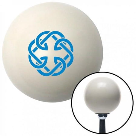 American Shifter 42161 Blue Celtic Father Daughter Symbol Ivory Shift Knob with M16 x 1.5 Insert Shifter Brody