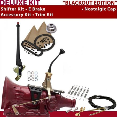 American Shifter 4L60 Shifter Kit 8 in. E Brake Cable Clamp Trim Kit for D5D1A