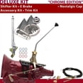 thumbnail image 1 of American Shifter  4L60 Shifter Kit Chrome 12 in. E Brake Cable Trim Kit for D928E, 1 of 1