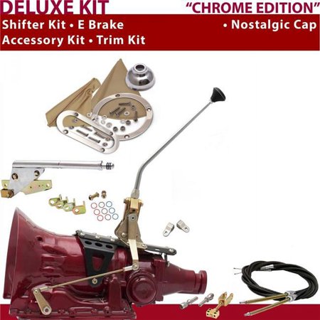 American Shifter 4L60E Shifter Kit 12 in. E Brake Cable Clevis Trim Kit for CD7BF