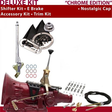 American Shifter 4L60E Shifter Kit 6 in. E Brake Cable Clamp Trim Kit for D4341