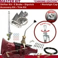 thumbnail image 1 of American Shifter  4L80E Shifter Kit Chrome 10 in. E Brake Cable Clamp Clevis Trim Kit Dipstick for EF4F5, 1 of 1