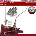 thumbnail image 1 of American Shifter  4L80E Shifter Kit Chrome 23 in. Swan E Brake Trim Kit for F60C0, 1 of 1