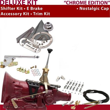 American Shifter AOD Shifter Kit 6 in. E-Brake Cable Clamp Clevis Trim Kit for C82EC