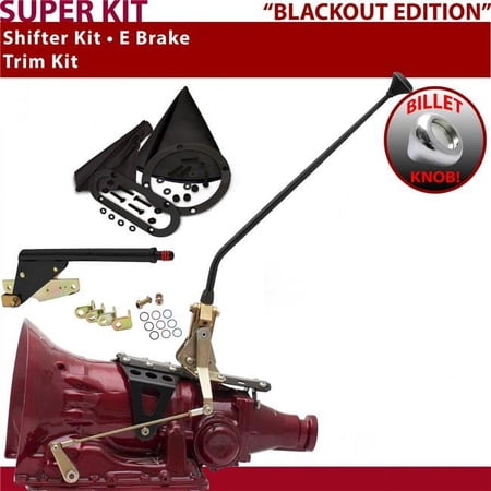 American Shifter AOD Shifter Kit Black 16 in. E Brake Trim Kit for F2666