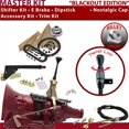 thumbnail image 1 of American Shifter  AOD Shifter Kit Black 6 in. E Brake Cable Clevis Trim Kit Dipstick for EBAF1, 1 of 1