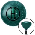 thumbnail image 1 of American Shifter 201525 Black 3 Speed Green Retro Metal Flake Shift Knob with M16 x 1.5 Insert Shifter Auto Brody, 1 of 1