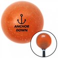 thumbnail image 1 of American Shifter 36116 Black Anchor Down Orange Metal Flake Shift Knob with M16 x 1.5 Insert Shifter Auto, 1 of 1