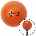 thumbnail image 1 of American Shifter 36218 Black Fancy Directional Arrow Left Orange Metal Flake Shift Knob - M16 x 1.5 Insert, 1 of 1