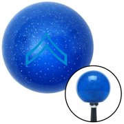 American Shifter 26314 Blue 01 Private First Class Blue Metal Flake Shift Knob with M16 x 1.5 Insert Auto