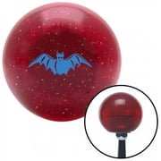 American Shifter 47566 Blue Bat Red Metal Flake Shift Knob with M16 x 1.5 Insert Shifter Auto Manual Brody